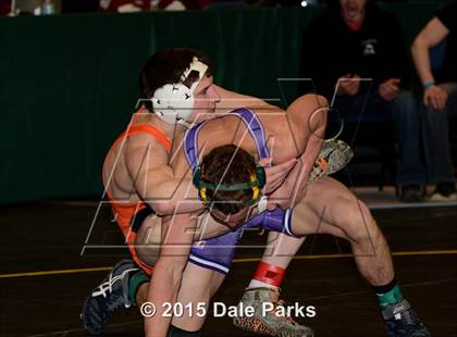 Thumbnail 2 in NYSPHSAA Wrestling Championships (Division 2 Quarterfinals) photogallery.