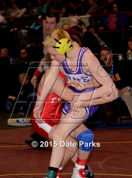 Thumbnail 2 in NYSPHSAA Wrestling Championships (Division 2 Quarterfinals) photogallery.