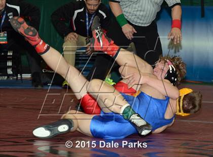 Thumbnail 2 in NYSPHSAA Wrestling Championships (Division 2 Quarterfinals) photogallery.