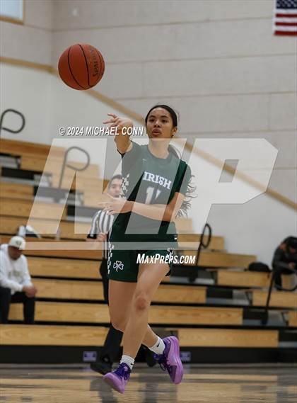 Thumbnail 1 in St. Patrick-St. Vincent vs. Sacred Heart Cathedral Preparatory (O'Dowd MLK Classic) photogallery.