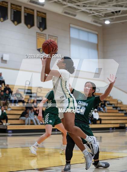 Thumbnail 2 in St. Patrick-St. Vincent vs. Sacred Heart Cathedral Preparatory (O'Dowd MLK Classic) photogallery.