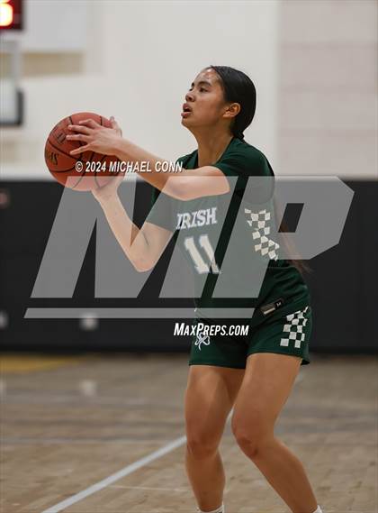 Thumbnail 2 in St. Patrick-St. Vincent vs. Sacred Heart Cathedral Preparatory (O'Dowd MLK Classic) photogallery.