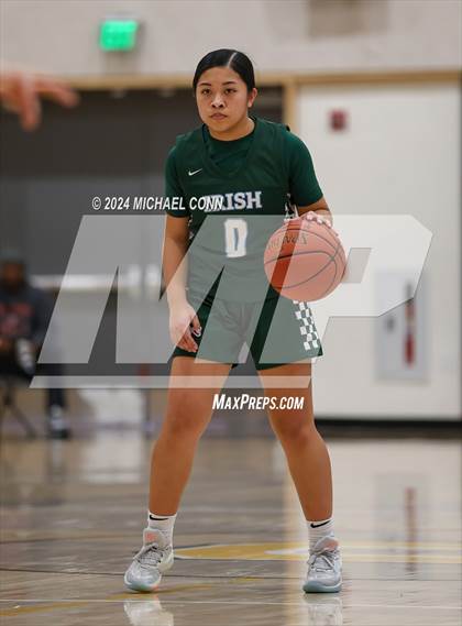 Thumbnail 3 in St. Patrick-St. Vincent vs. Sacred Heart Cathedral Preparatory (O'Dowd MLK Classic) photogallery.