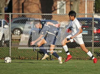 Thumbnail 1 in Maloney vs Newington (CIAC Class LL First Round) photogallery.