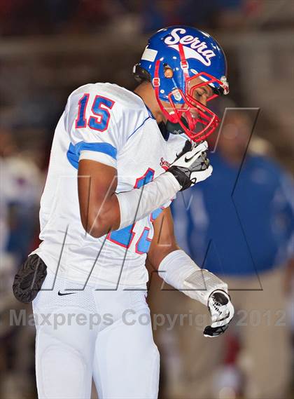 Thumbnail 2 in Edison vs. Serra (CIF SoCal Regional D2 Final) photogallery.