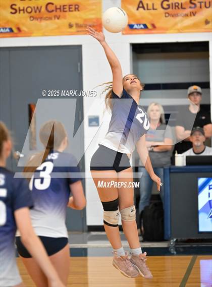 Thumbnail 3 in North Valley Christian Academy vs. Red Rock photogallery.
