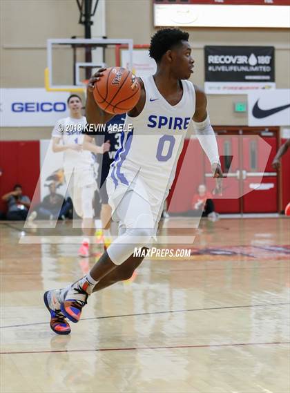 Thumbnail 2 in SPIRE Institute vs Bella Vista Prep (Hoophall West) photogallery.