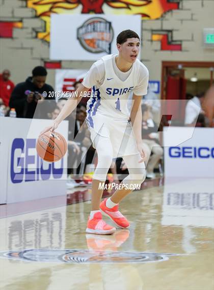 Thumbnail 3 in SPIRE Institute vs Bella Vista Prep (Hoophall West) photogallery.