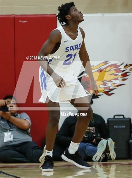 Thumbnail 2 in SPIRE Institute vs Bella Vista Prep (Hoophall West) photogallery.