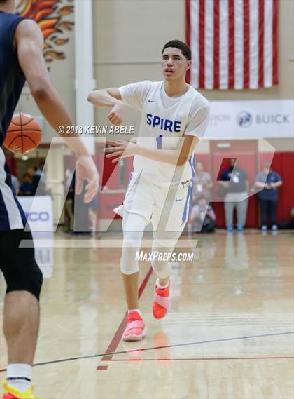 Thumbnail 1 in SPIRE Institute vs Bella Vista Prep (Hoophall West) photogallery.