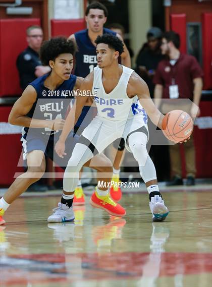 Thumbnail 1 in SPIRE Institute vs Bella Vista Prep (Hoophall West) photogallery.