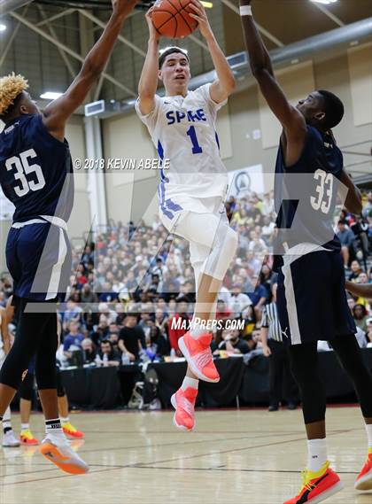 Thumbnail 2 in SPIRE Institute vs Bella Vista Prep (Hoophall West) photogallery.