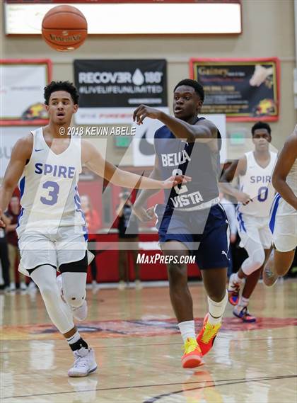 Thumbnail 2 in SPIRE Institute vs Bella Vista Prep (Hoophall West) photogallery.
