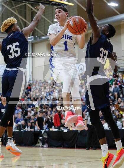 Thumbnail 3 in SPIRE Institute vs Bella Vista Prep (Hoophall West) photogallery.