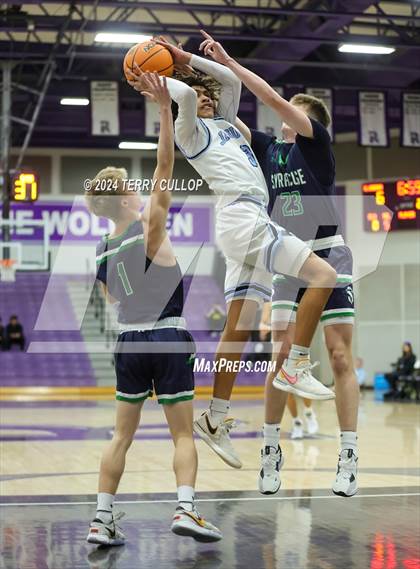 Thumbnail 1 in West Jordan vs. Syracuse (Riverton Holiday Tournament) photogallery.
