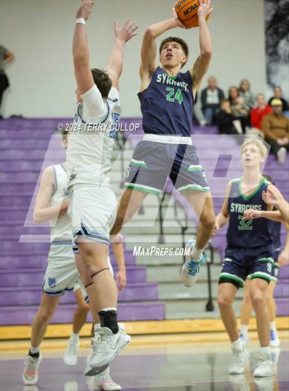 Thumbnail 1 in West Jordan vs. Syracuse (Riverton Holiday Tournament) photogallery.