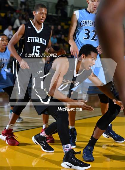 Thumbnail 1 in Etiwanda vs. Centennial (The Classic at Damien) photogallery.