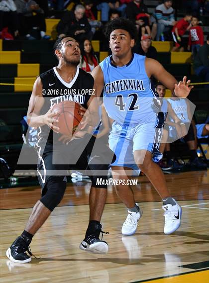 Thumbnail 1 in Etiwanda vs. Centennial (The Classic at Damien) photogallery.