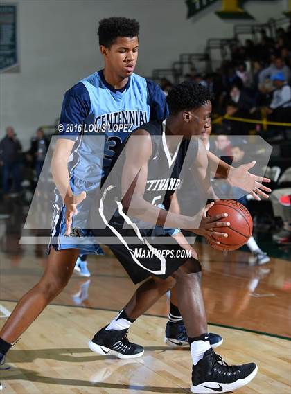 Thumbnail 1 in Etiwanda vs. Centennial (The Classic at Damien) photogallery.