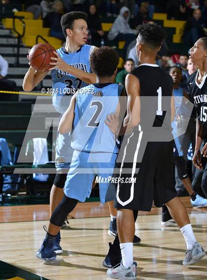 Thumbnail 1 in Etiwanda vs. Centennial (The Classic at Damien) photogallery.