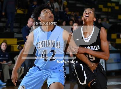 Thumbnail 2 in Etiwanda vs. Centennial (The Classic at Damien) photogallery.