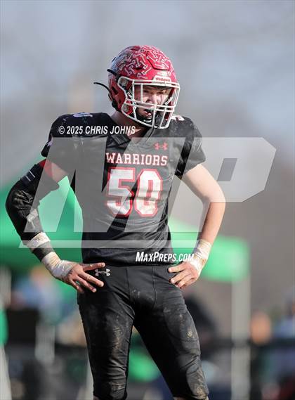 Thumbnail 2 in Brown County vs Calhoun/Brussels (IHSA 1A State Semifinal) photogallery.