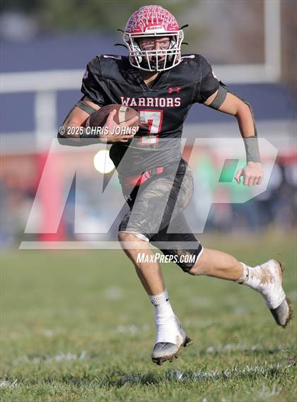 Thumbnail 3 in Brown County vs Calhoun/Brussels (IHSA 1A State Semifinal) photogallery.