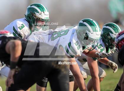 Thumbnail 2 in Brown County vs Calhoun/Brussels (IHSA 1A State Semifinal) photogallery.
