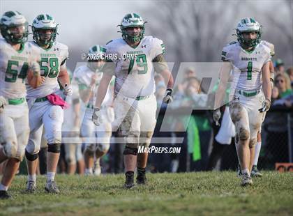 Thumbnail 2 in Brown County vs Calhoun/Brussels (IHSA 1A State Semifinal) photogallery.