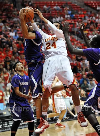 Thumbnail 3 in Cathedral Catholic vs. St. Augustine (CIF SDS D3 Final) photogallery.