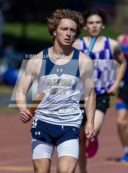 Thumbnail 1 in Benson Invitational (Boys 4x800)  photogallery.