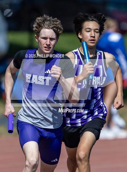 Thumbnail 2 in Benson Invitational (Boys 4x800)  photogallery.