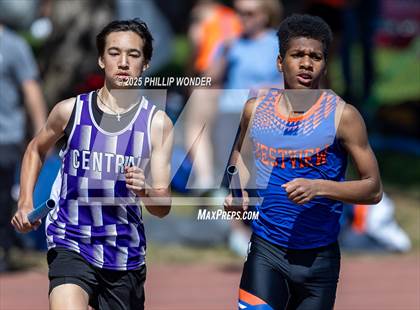 Thumbnail 2 in Benson Invitational (Boys 4x800)  photogallery.