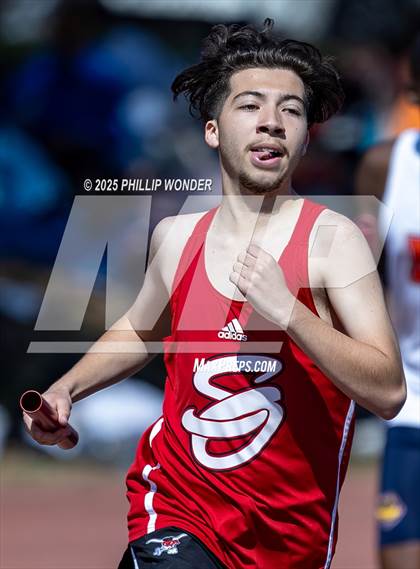Thumbnail 2 in Benson Invitational (Boys 4x800)  photogallery.