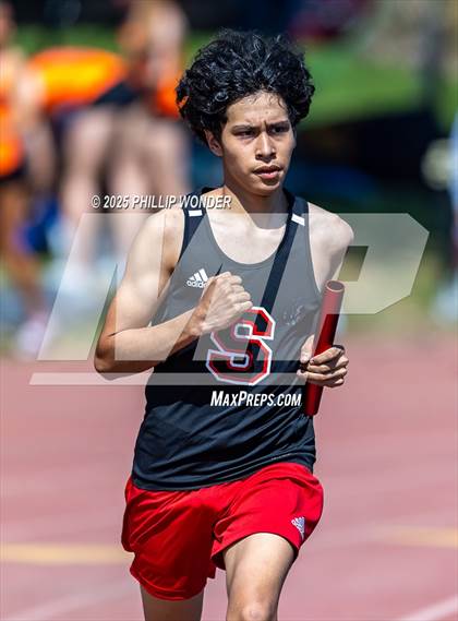 Thumbnail 2 in Benson Invitational (Boys 4x800)  photogallery.