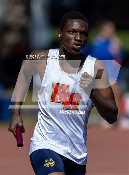 Thumbnail 2 in Benson Invitational (Boys 4x800)  photogallery.