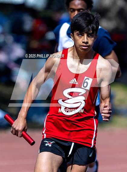 Thumbnail 2 in Benson Invitational (Boys 4x800)  photogallery.