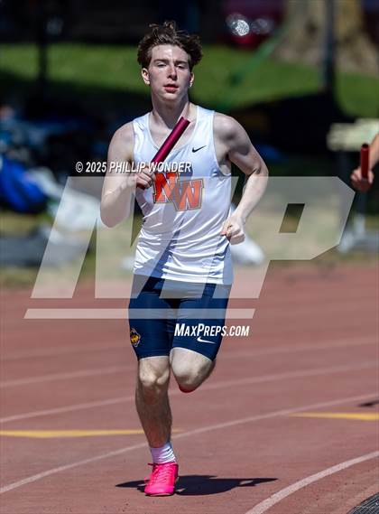 Thumbnail 2 in Benson Invitational (Boys 4x800)  photogallery.