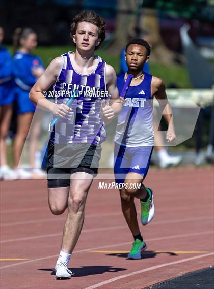 Thumbnail 1 in Benson Invitational (Boys 4x800)  photogallery.