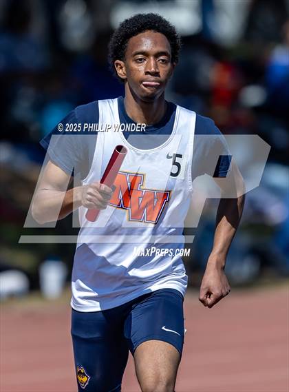Thumbnail 1 in Benson Invitational (Boys 4x800)  photogallery.