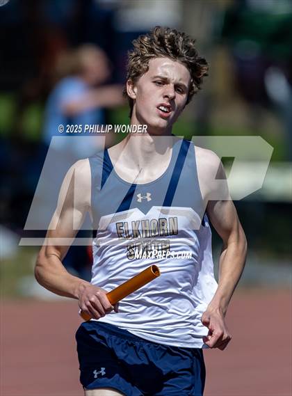 Thumbnail 2 in Benson Invitational (Boys 4x800)  photogallery.