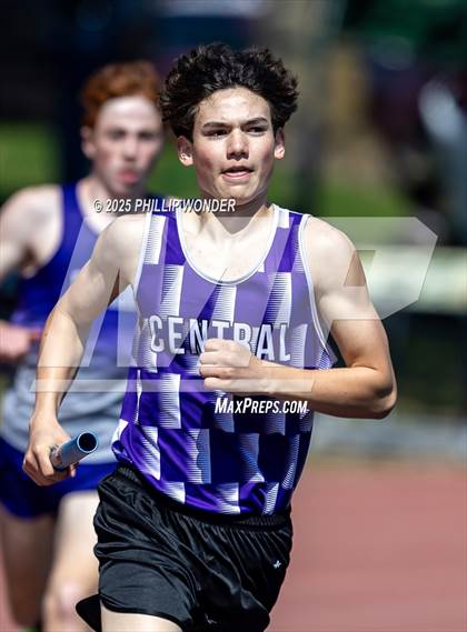 Thumbnail 2 in Benson Invitational (Boys 4x800)  photogallery.