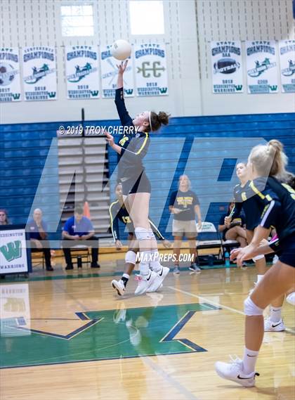 Thumbnail 3 in Weddington vs Carmel Christian photogallery.