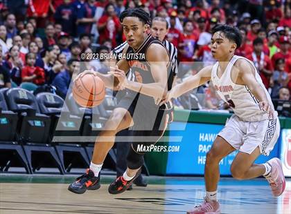 Thumbnail 2 in St. Louis vs Campbell (HHSAA Division 1 State Championship) photogallery.