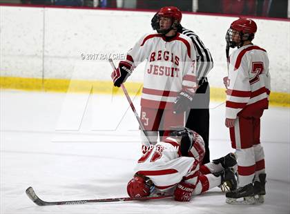 Thumbnail 1 in Regis Jesuit vs. Lewis-Palmer (CHSAA Playoff Round 2) photogallery.