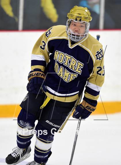 Thumbnail 3 in Notre Dame, WH vs. Notre Dame, Fairfield (SCC DI Final) photogallery.