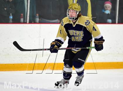 Thumbnail 2 in Notre Dame, WH vs. Notre Dame, Fairfield (SCC DI Final) photogallery.