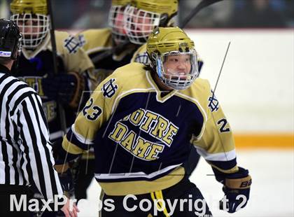 Thumbnail 2 in Notre Dame, WH vs. Notre Dame, Fairfield (SCC DI Final) photogallery.