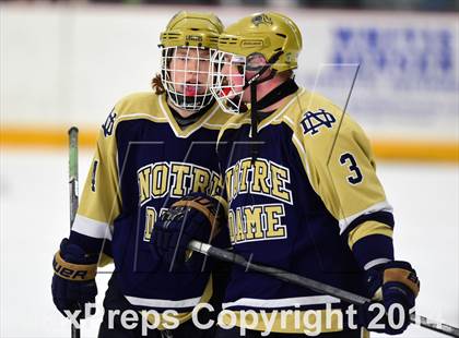 Thumbnail 2 in Notre Dame, WH vs. Notre Dame, Fairfield (SCC DI Final) photogallery.