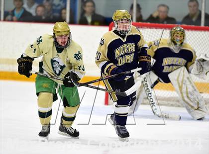 Thumbnail 2 in Notre Dame, WH vs. Notre Dame, Fairfield (SCC DI Final) photogallery.